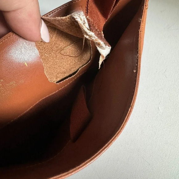 Lauren Ralph Lauren Caramel Brown  Leather Riding style Boots Jenny 9.5 - Picture 13 of 14